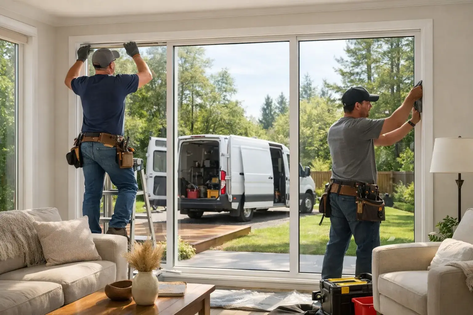 Mount Washington — window installation
