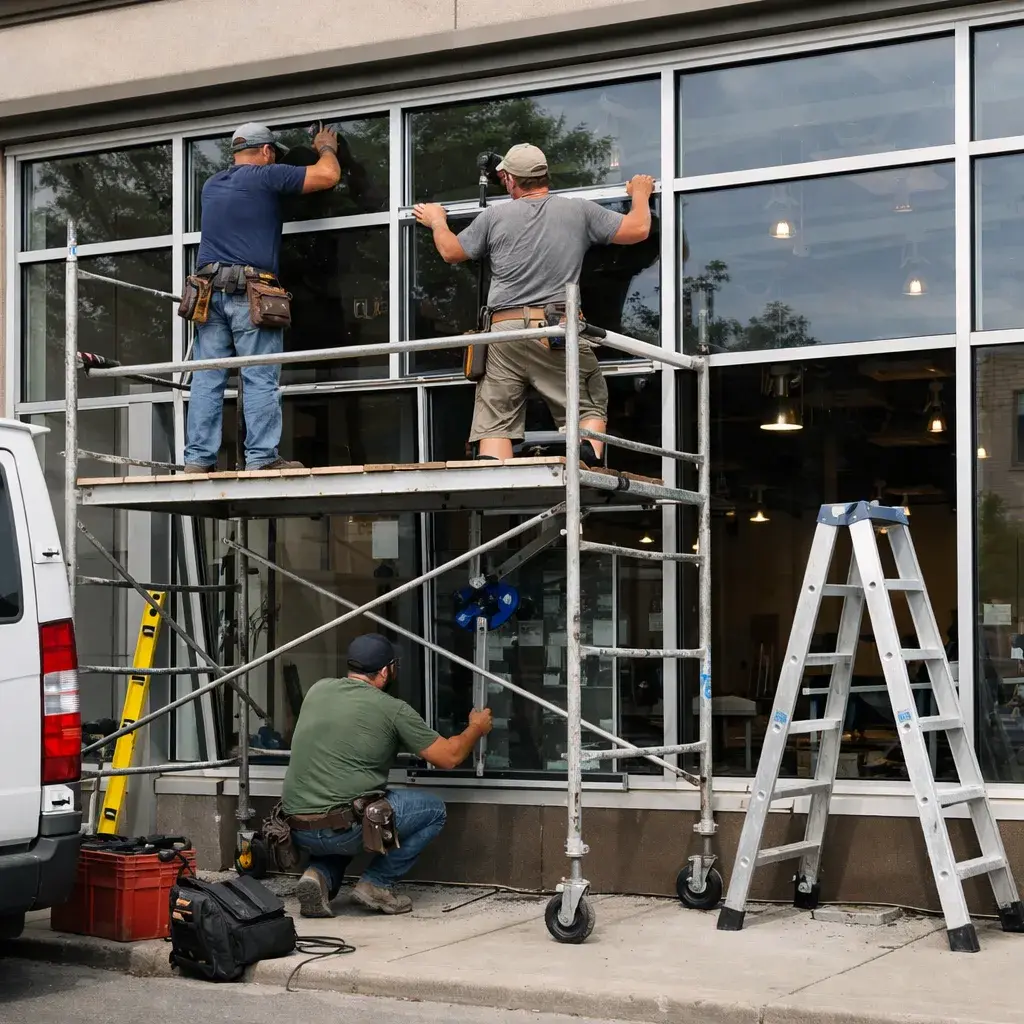 Ramblewood — window installation